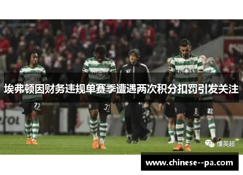 埃弗顿因财务违规单赛季遭遇两次积分扣罚引发关注